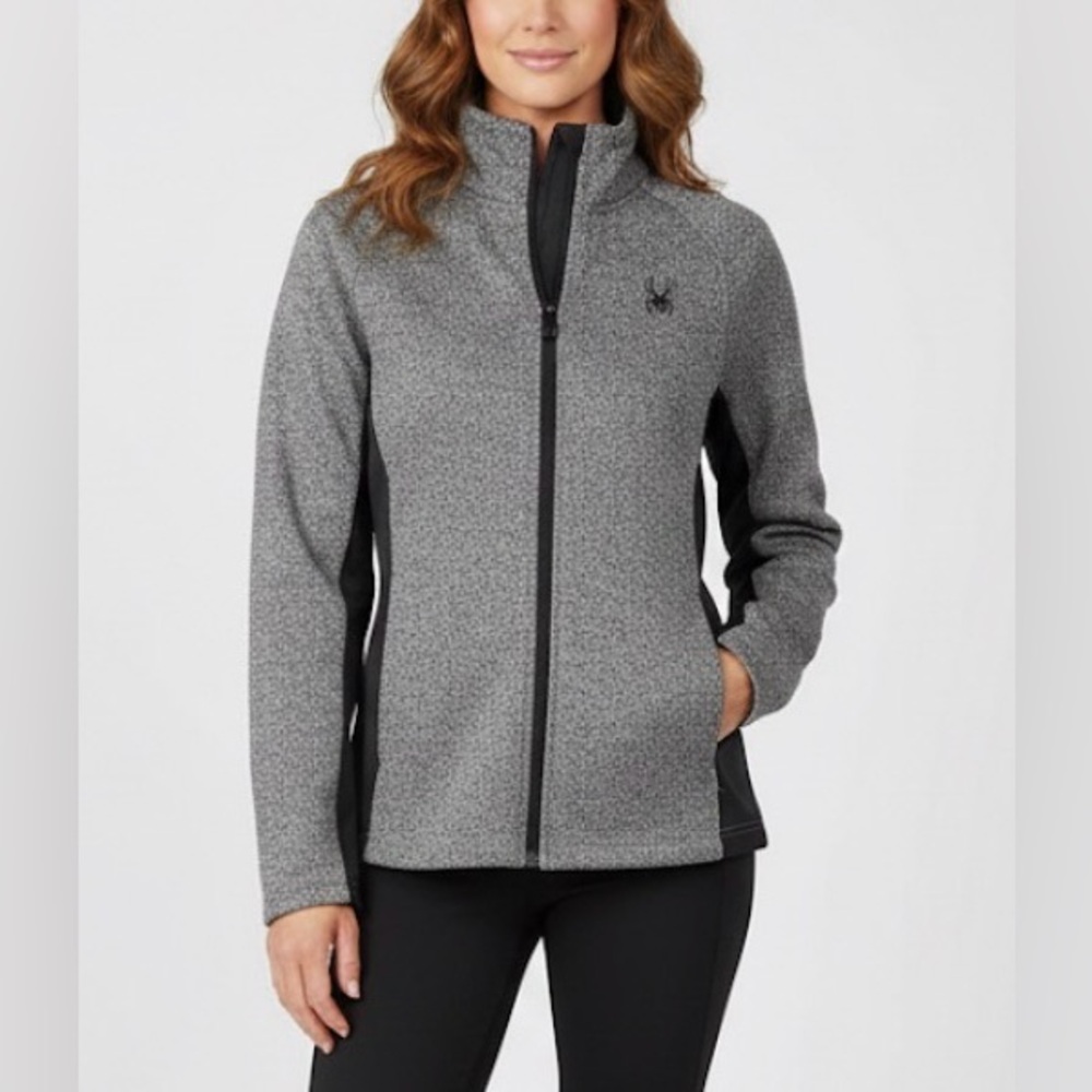 New!! Spyder Full Zip Baselayer Fleece Jacket Size Small